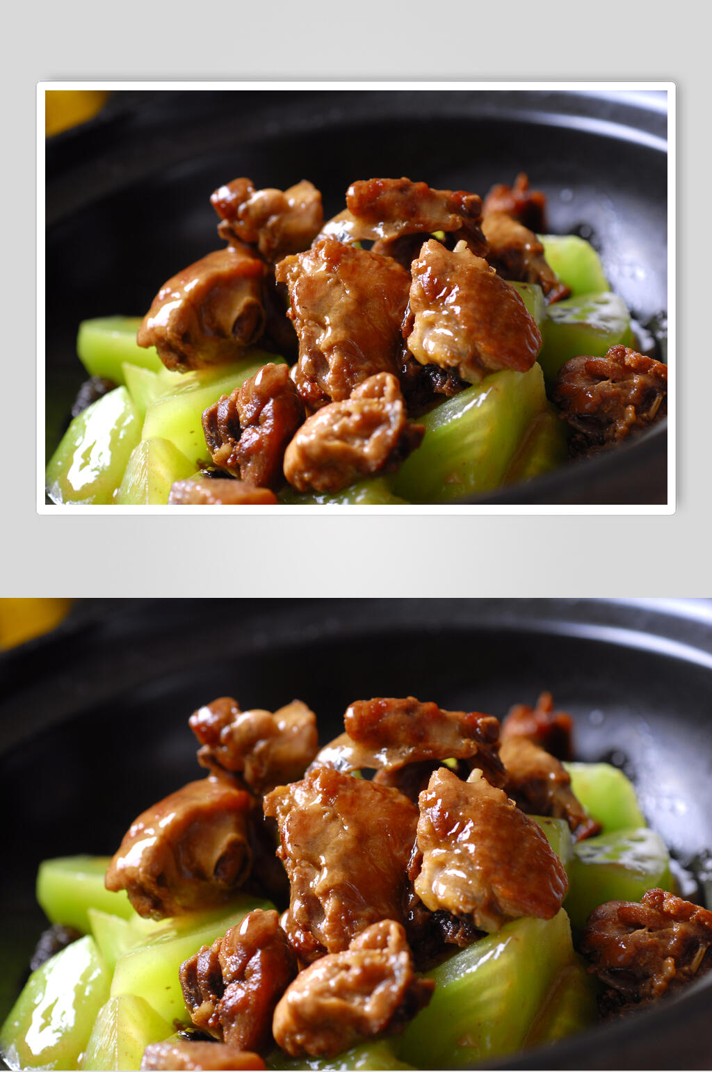 湘菜玉金香黄闷鸡图片素材