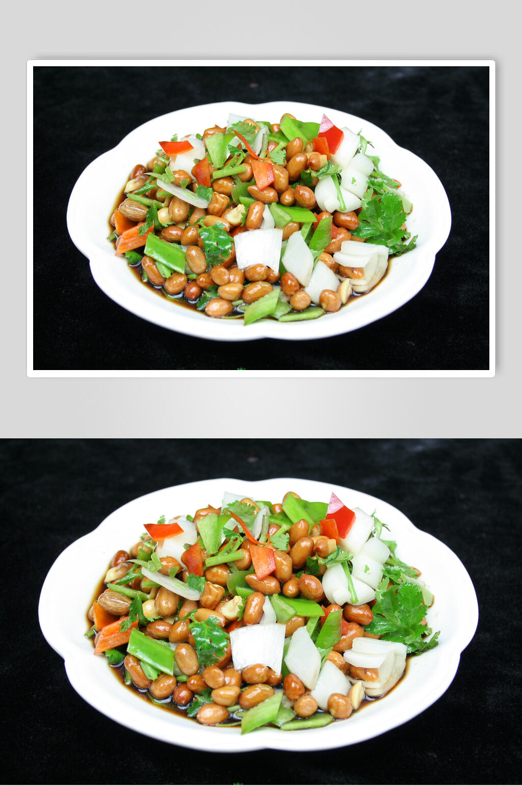 老醋花生米食品高清图片素材