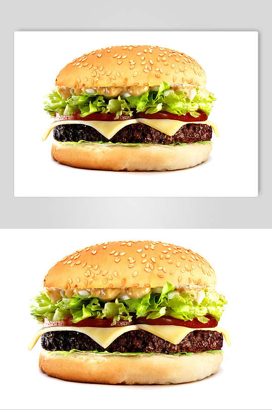 特色美食汉堡食物高清图片