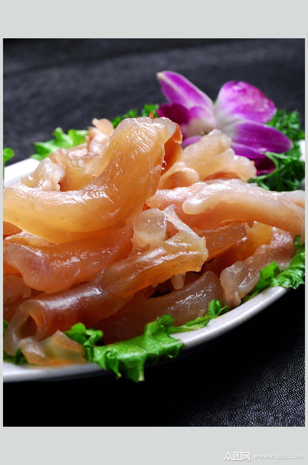 荤菜鲜牛蹄筋餐饮图片