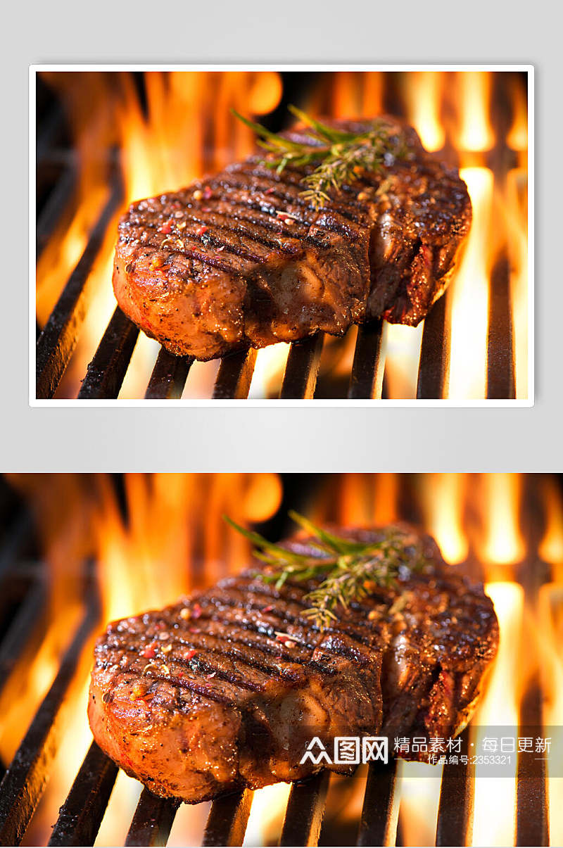 招牌牛排韩式烤肉餐饮高清图片素材