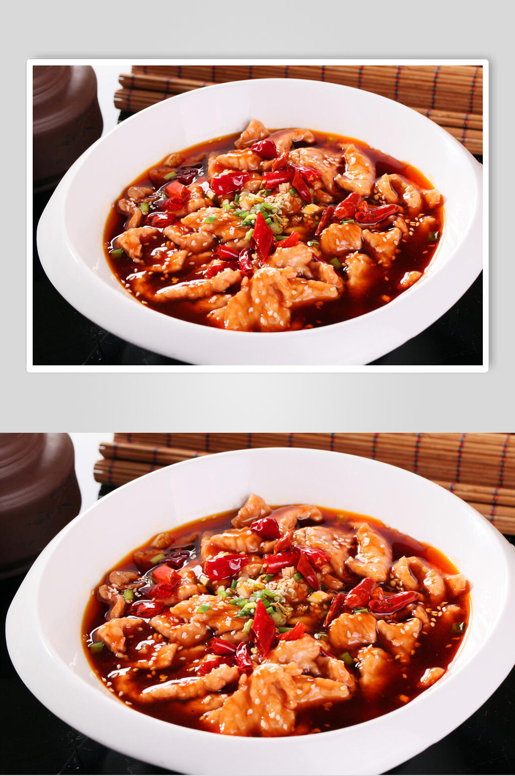 美食水煮肉片食品攝影圖片素材