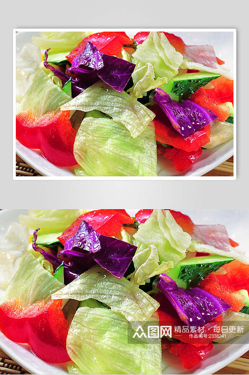 三色彩椒总汇食物图片素材