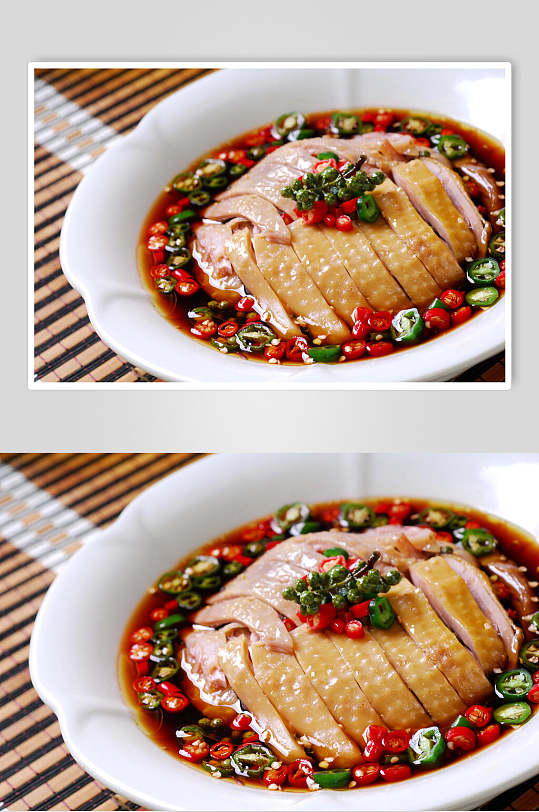 特色藤椒鸡高清图片