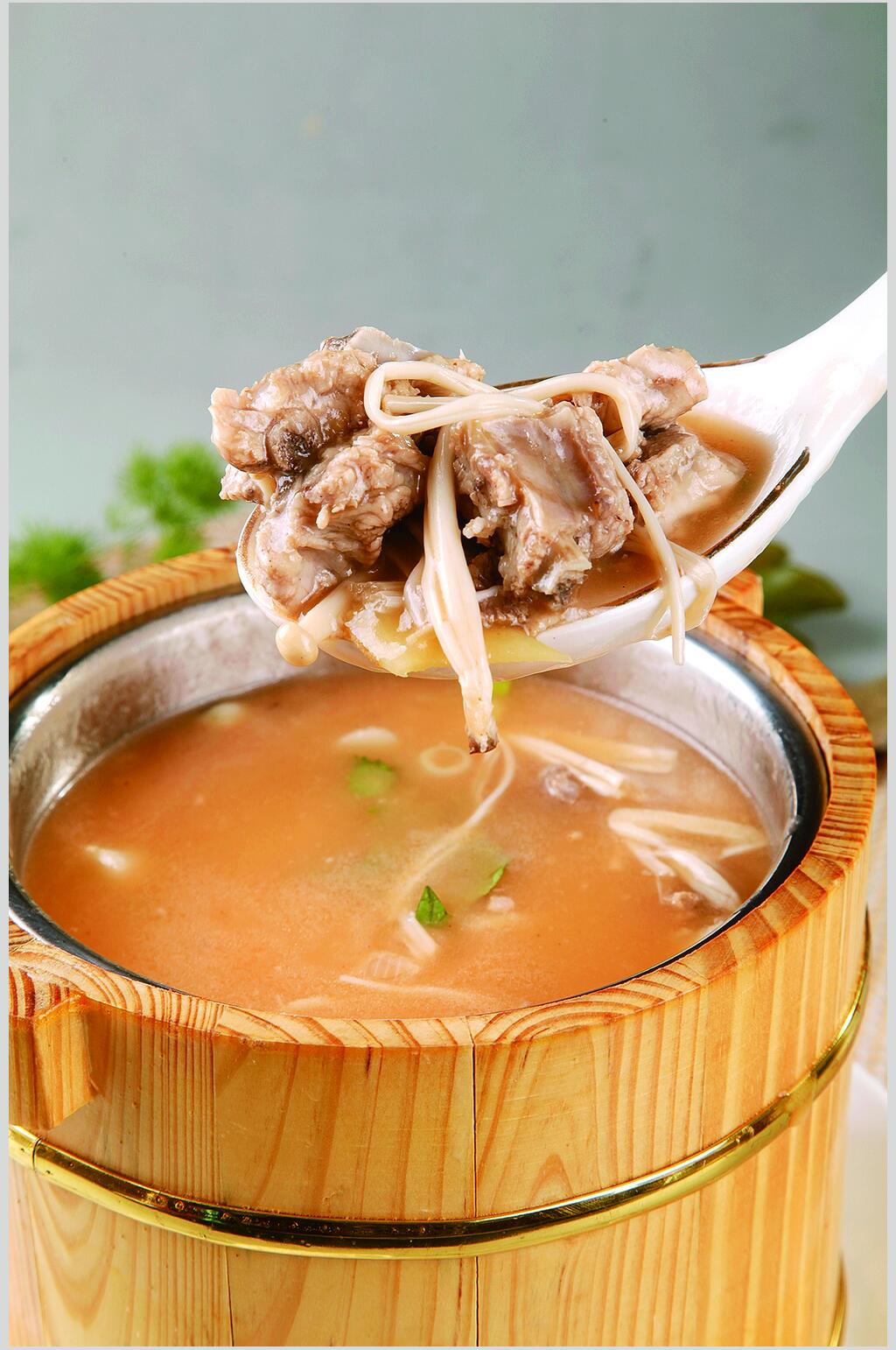 木桶排骨食物图片素材