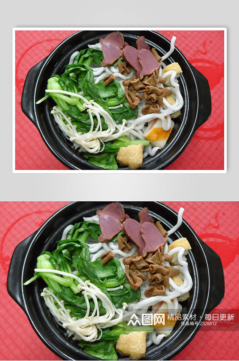 招牌美味砂锅米线食品图片素材