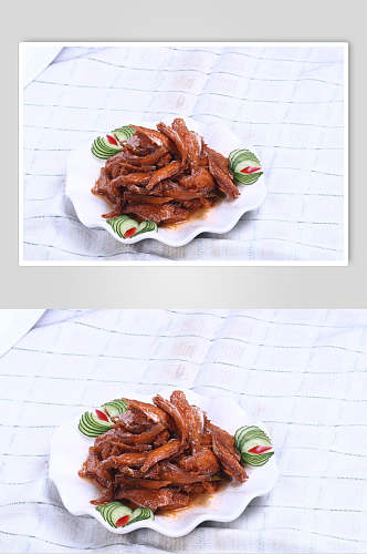 五香扒皮角食品高清图片