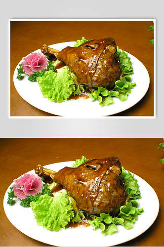 鸡腿肉家常菜食物摄影图片