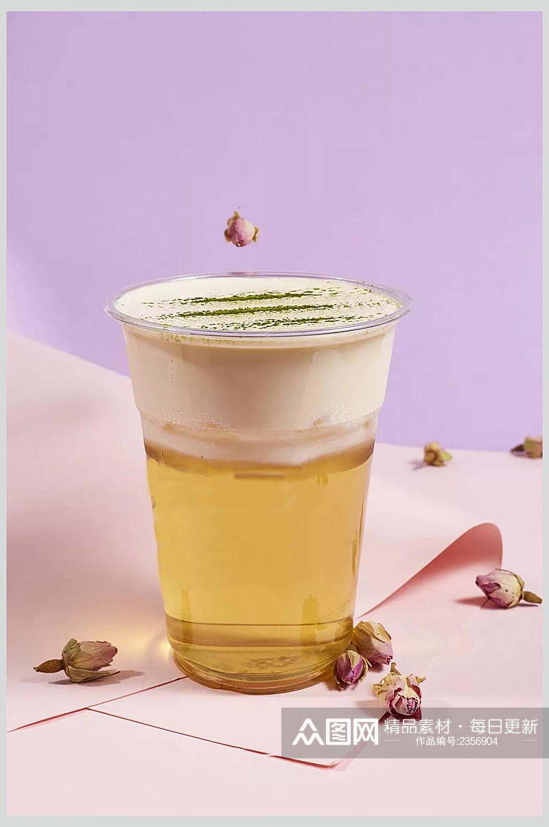 夏日美食饮品奶茶摄影图素材