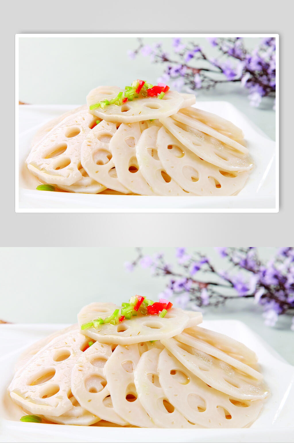 招牌姜汁莲菜图片素材