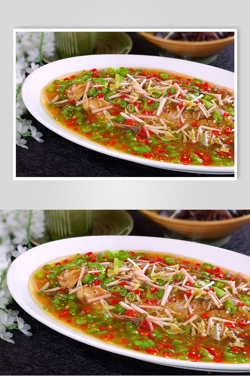 卤汁风味鱼食物高清图片素材