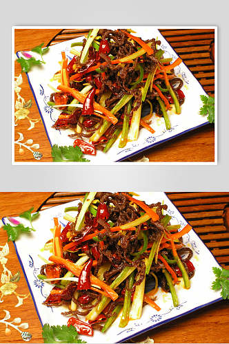 炒菜家常菜食品摄影图片