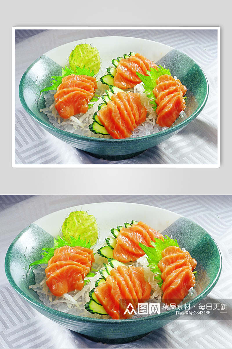 刺身三文鱼食品图片素材