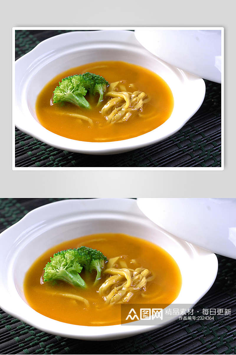 野菌捞饭食物摄影图片素材