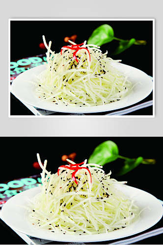 芥末木瓜丝食品图片