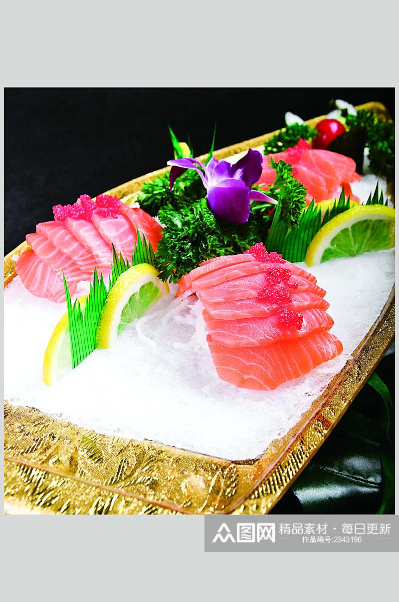 刺身三文鱼食品图片素材