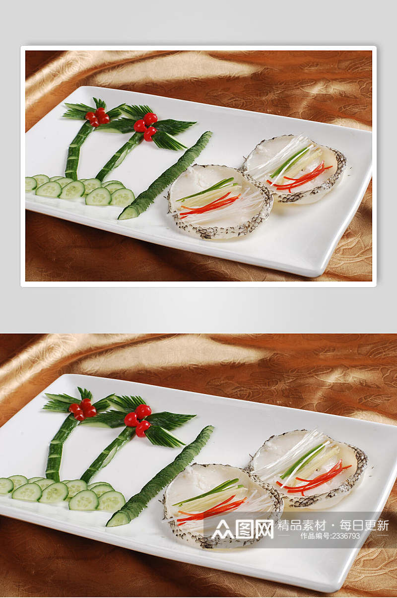 清蒸银雪鱼食品菜摄影图片素材