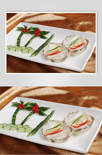 清蒸银雪鱼食品菜摄影图片