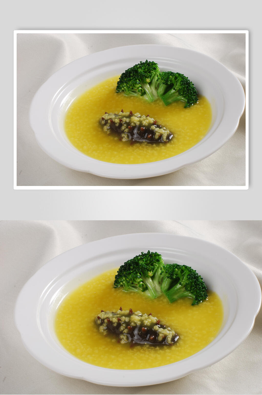 鲜香小米捞辽参食物图片素材