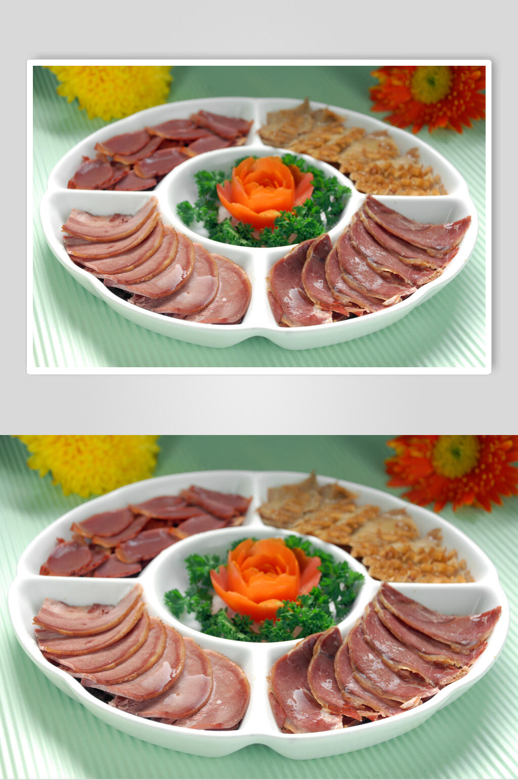 精品飘香卤水拼盘食物高清图片素材