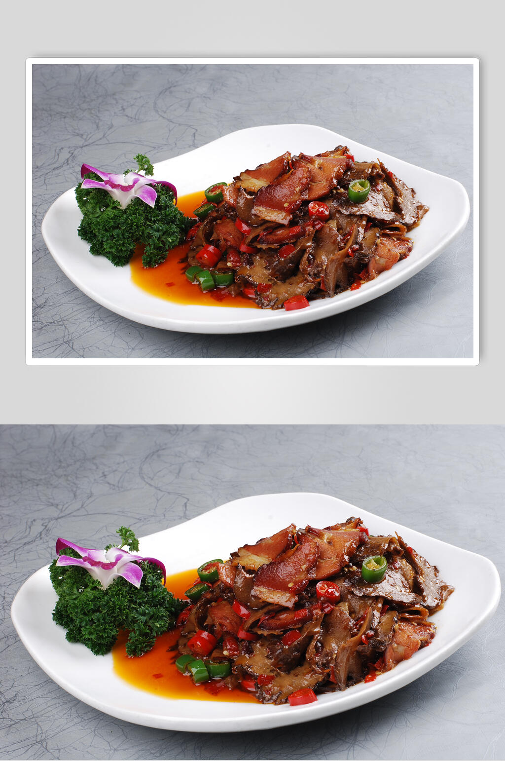 烟笋炒腊肉餐饮摄影图片素材