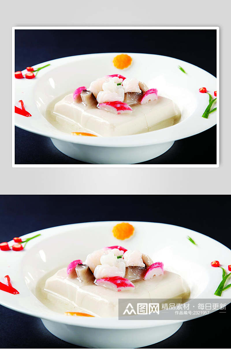 鲜香海鲜豆腐图片素材