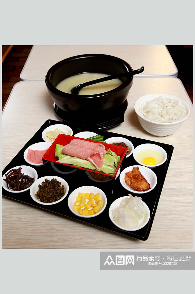 营养美味砂锅米线图片素材