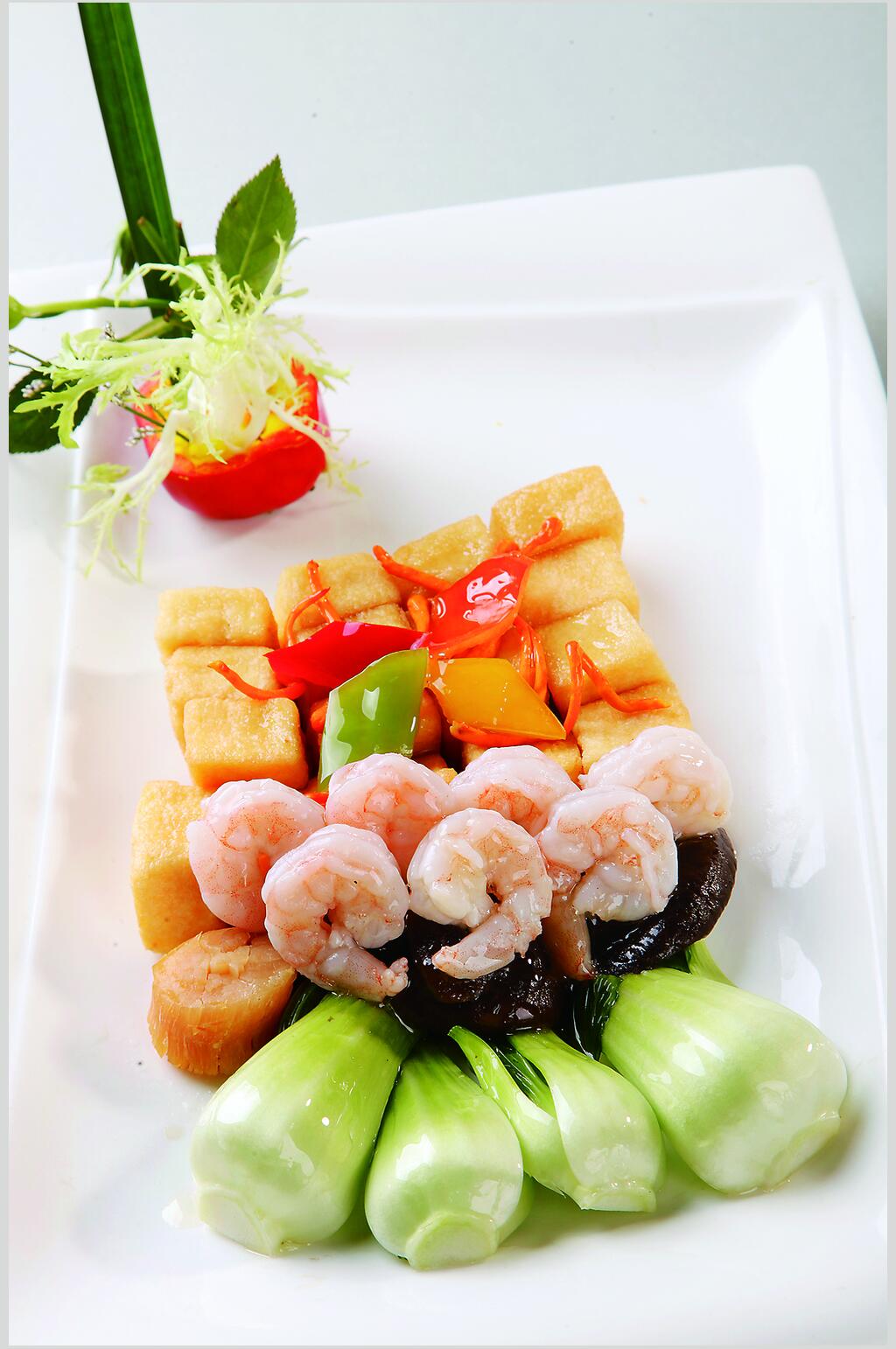 海中鲜品豆腐图片素材