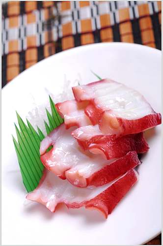 海鲜刺身拼盘食物图片