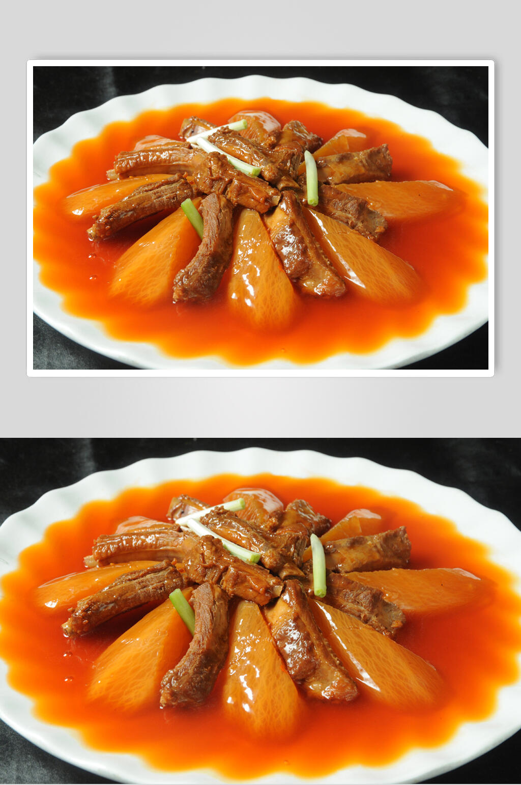 放大私房萝卜骨食物图片素材