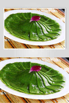 绿色野菜锅摊美食图片