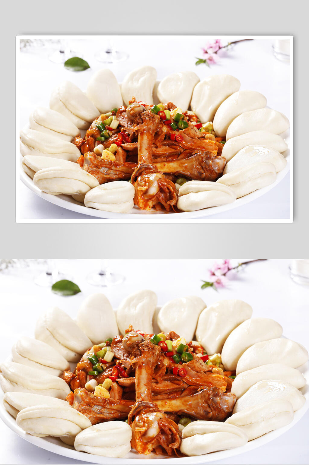 新鲜美味肉夹馍餐饮摄影图片素材