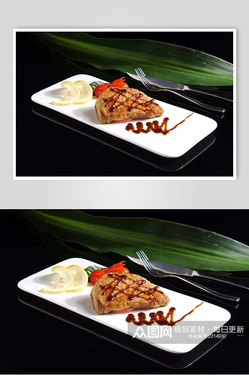 法式鹅肝食品图片素材