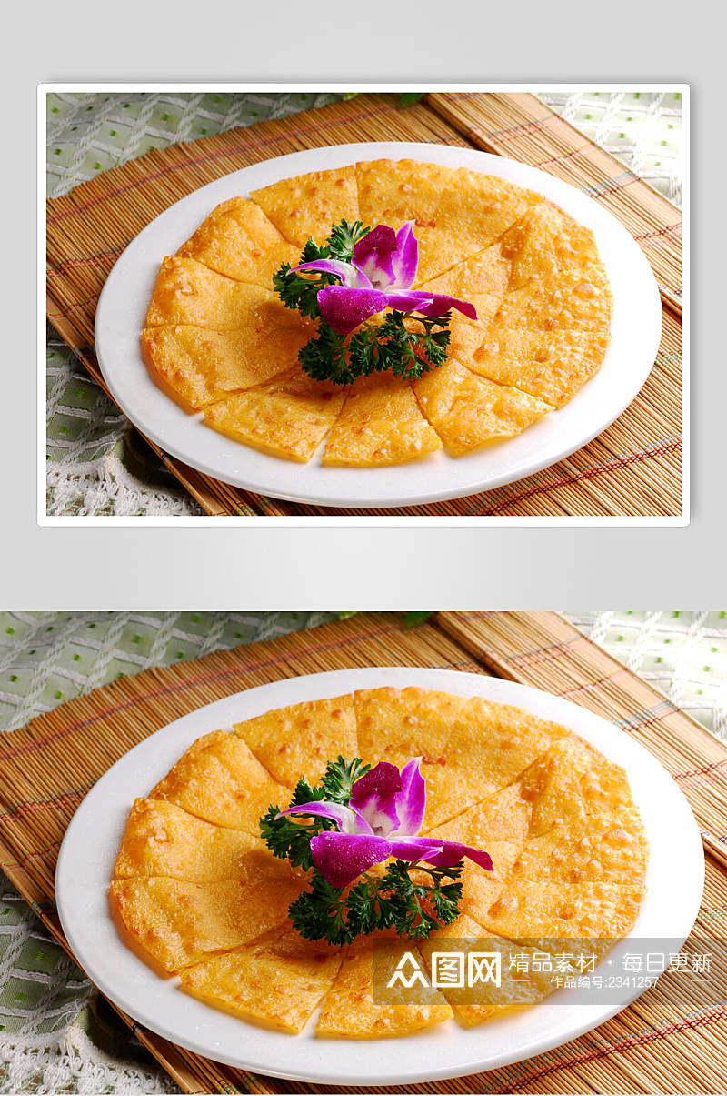 鲜香玉米饼食品高清图片素材