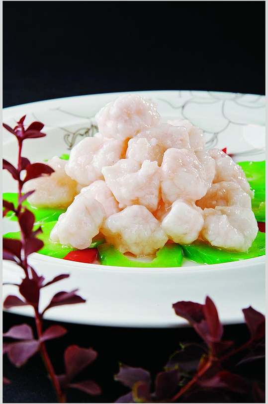 美味水晶虾仁饮高清图片