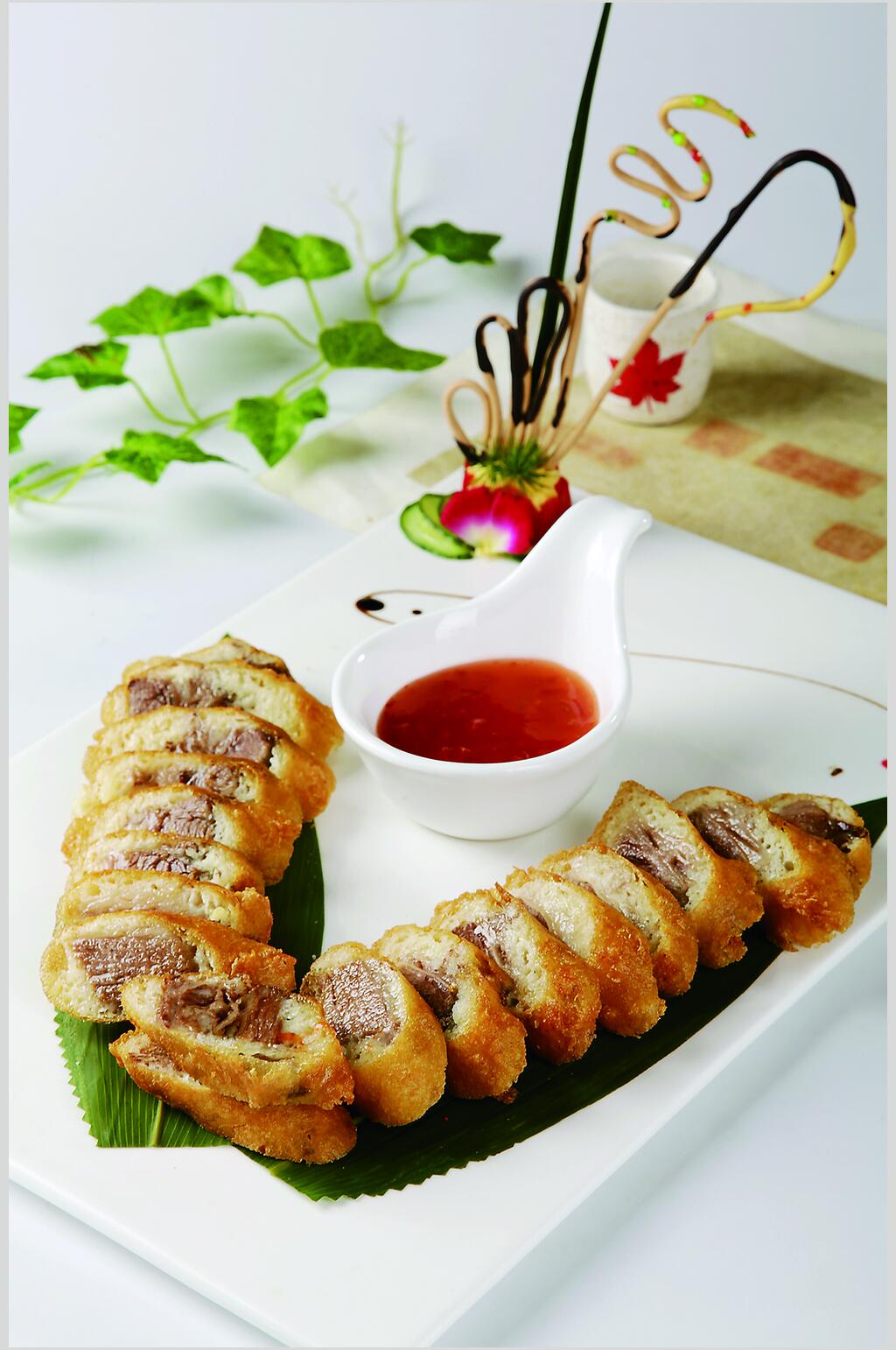 精品脆皮肥牛食物高清图片素材