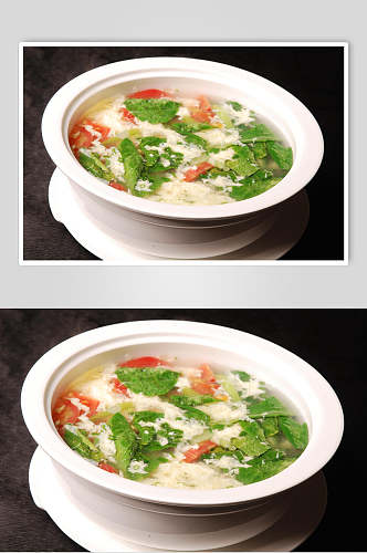 美味西红柿鸡蛋汤餐饮食品图片