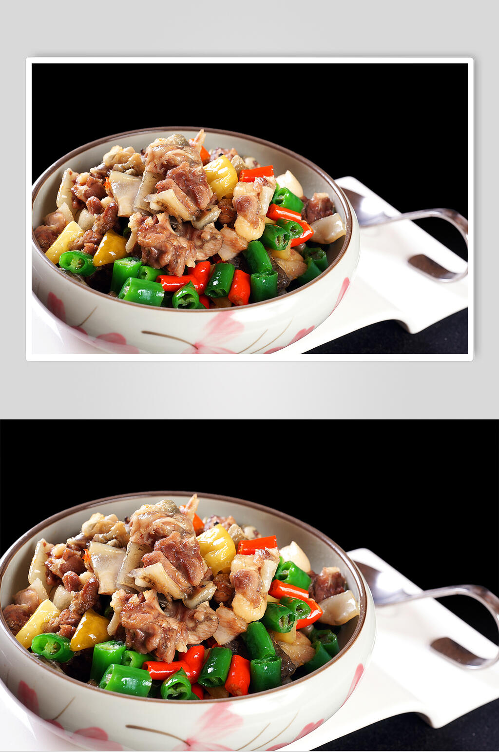 鲜椒煸甲鱼图片素材