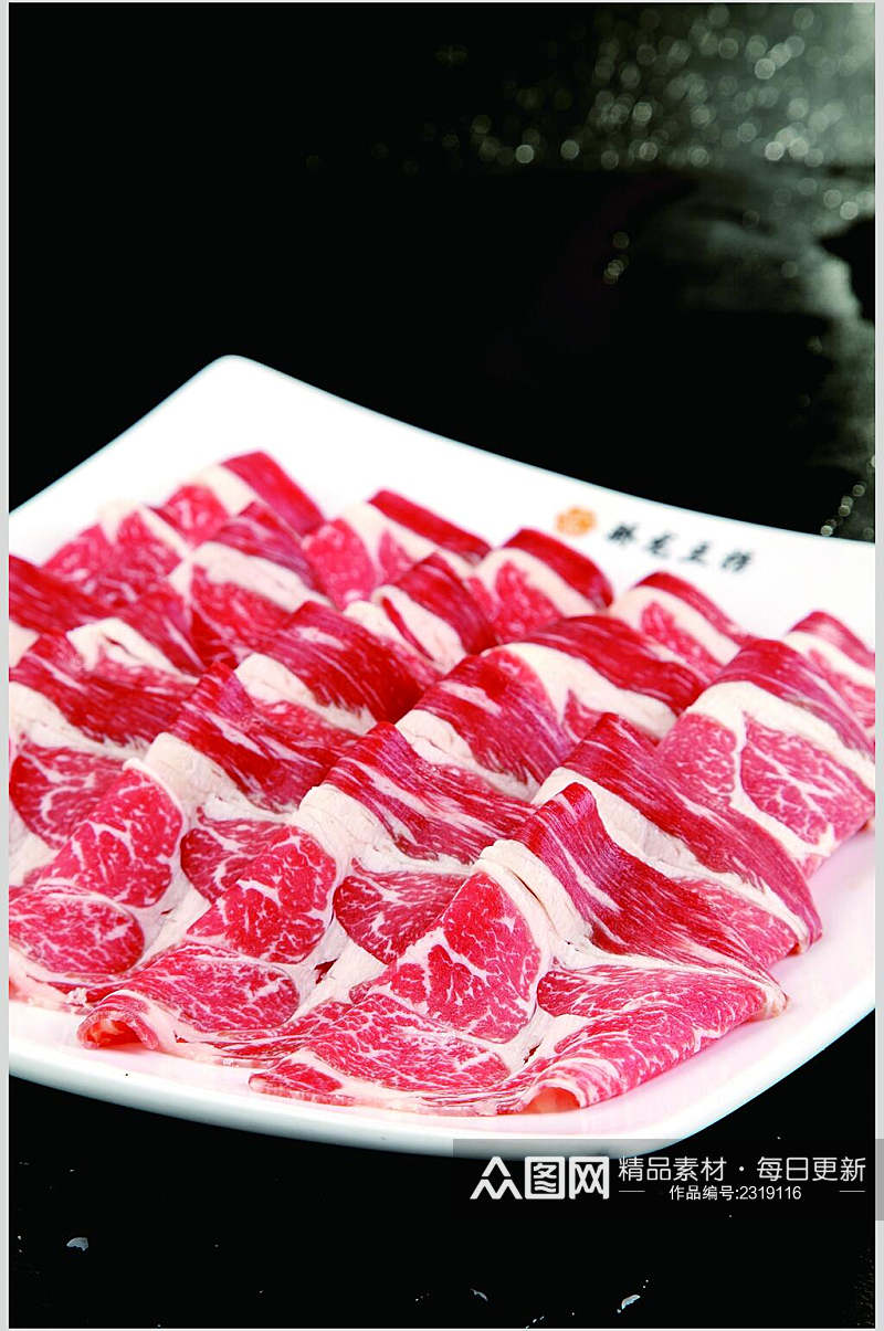 雪龙牛领食物摄影图片素材