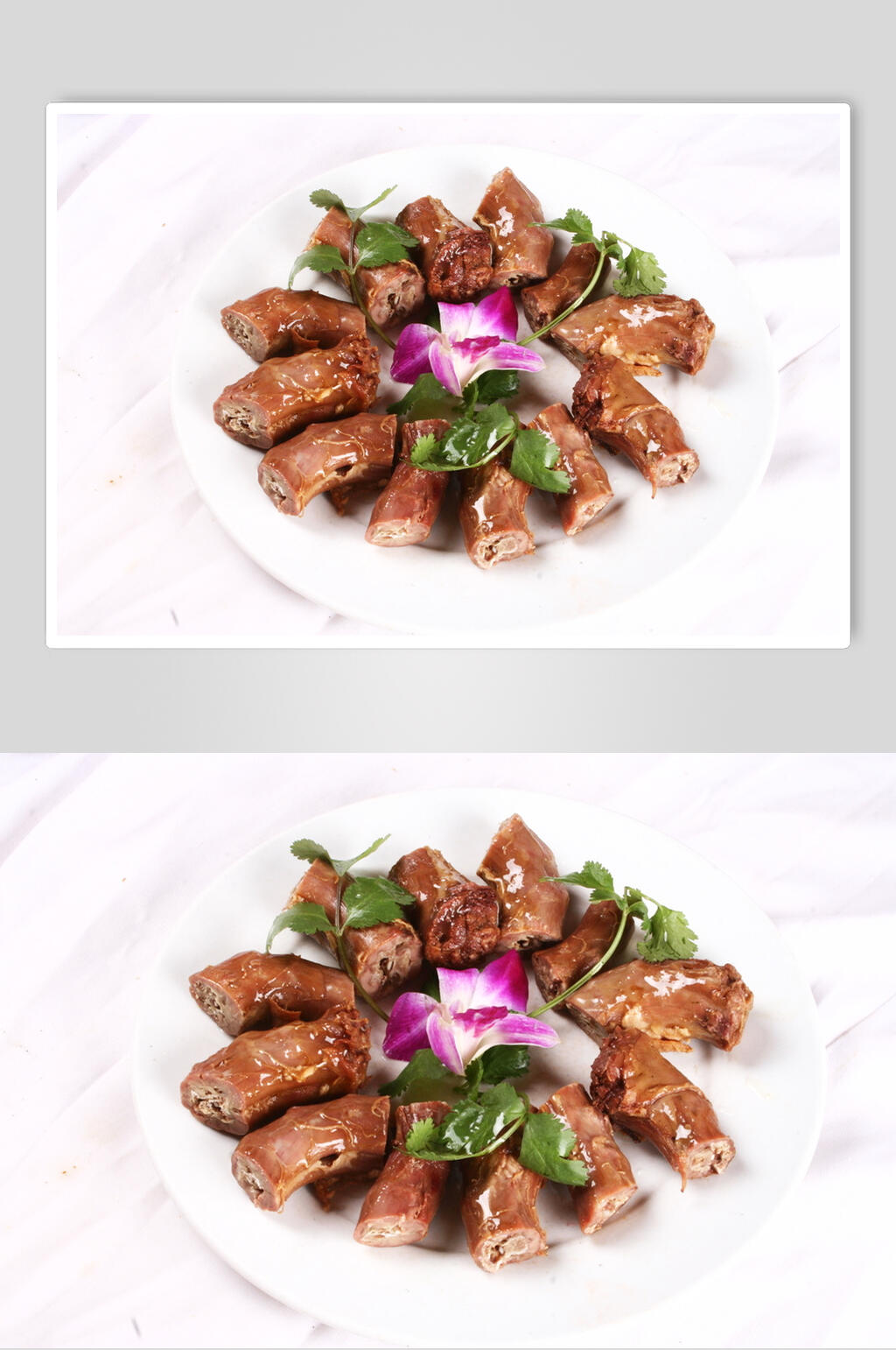 招牌卤水鸭脖食品高清图片素材