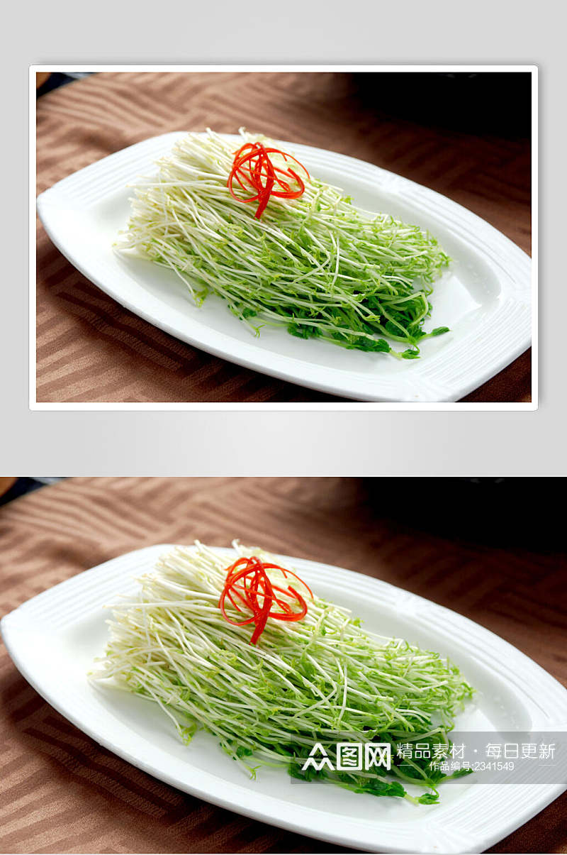 白灼松柳食品摄影图片素材