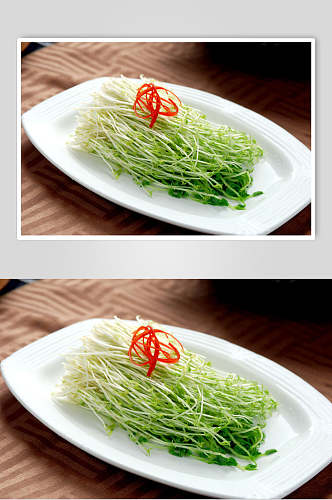 白灼松柳食品摄影图片