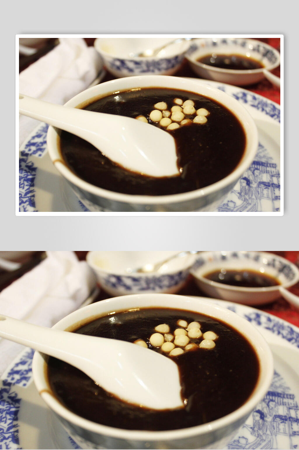 鸡头米糖粥食品高清图片素材