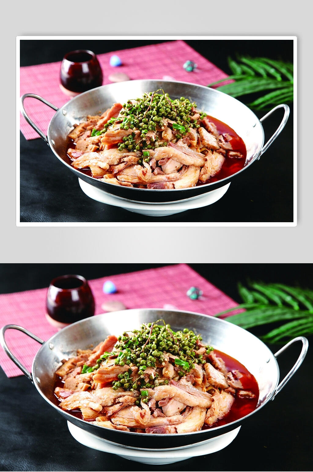 干锅香辣羊肉食品摄影图片素材