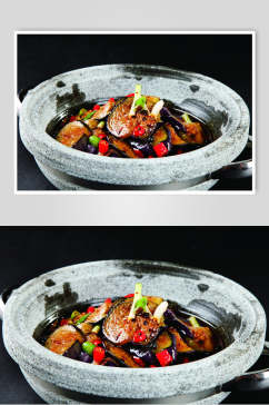 飘香干锅茄子餐饮食品图片