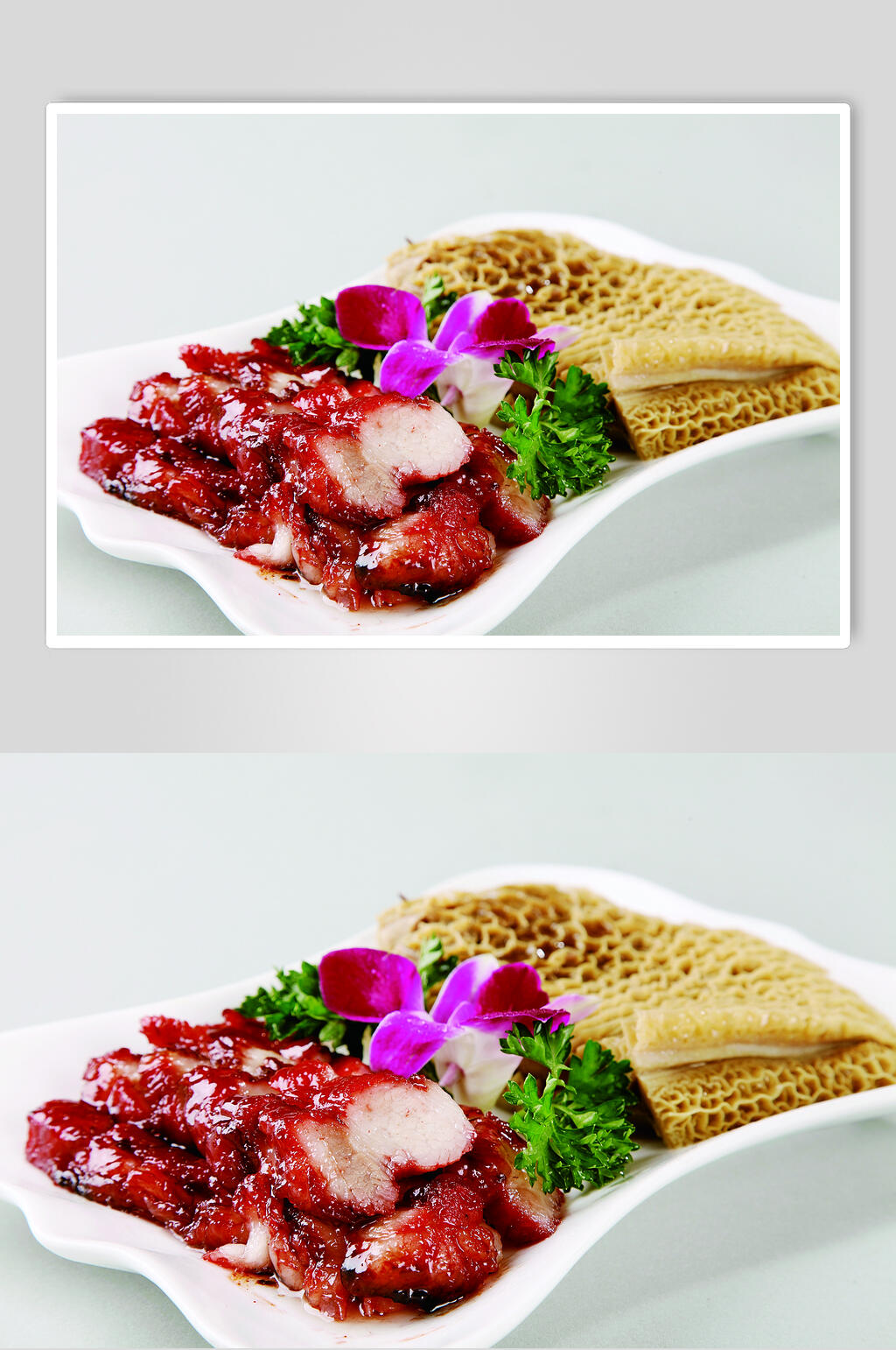 烧卤双拼饮食图片素材