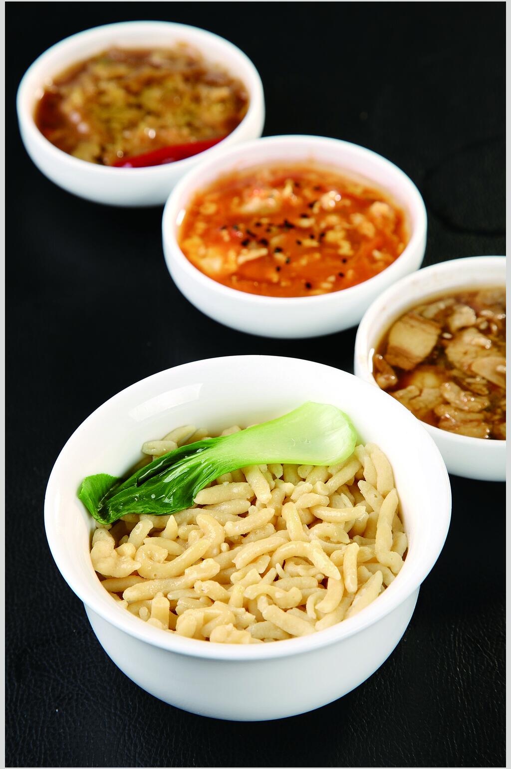剔尖豆角面餐饮食品图片素材