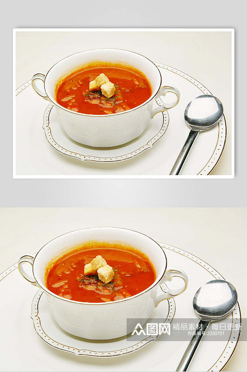 特色美食罗宋汤食品图片素材