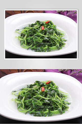 米油鸡毛菜食品高清图片