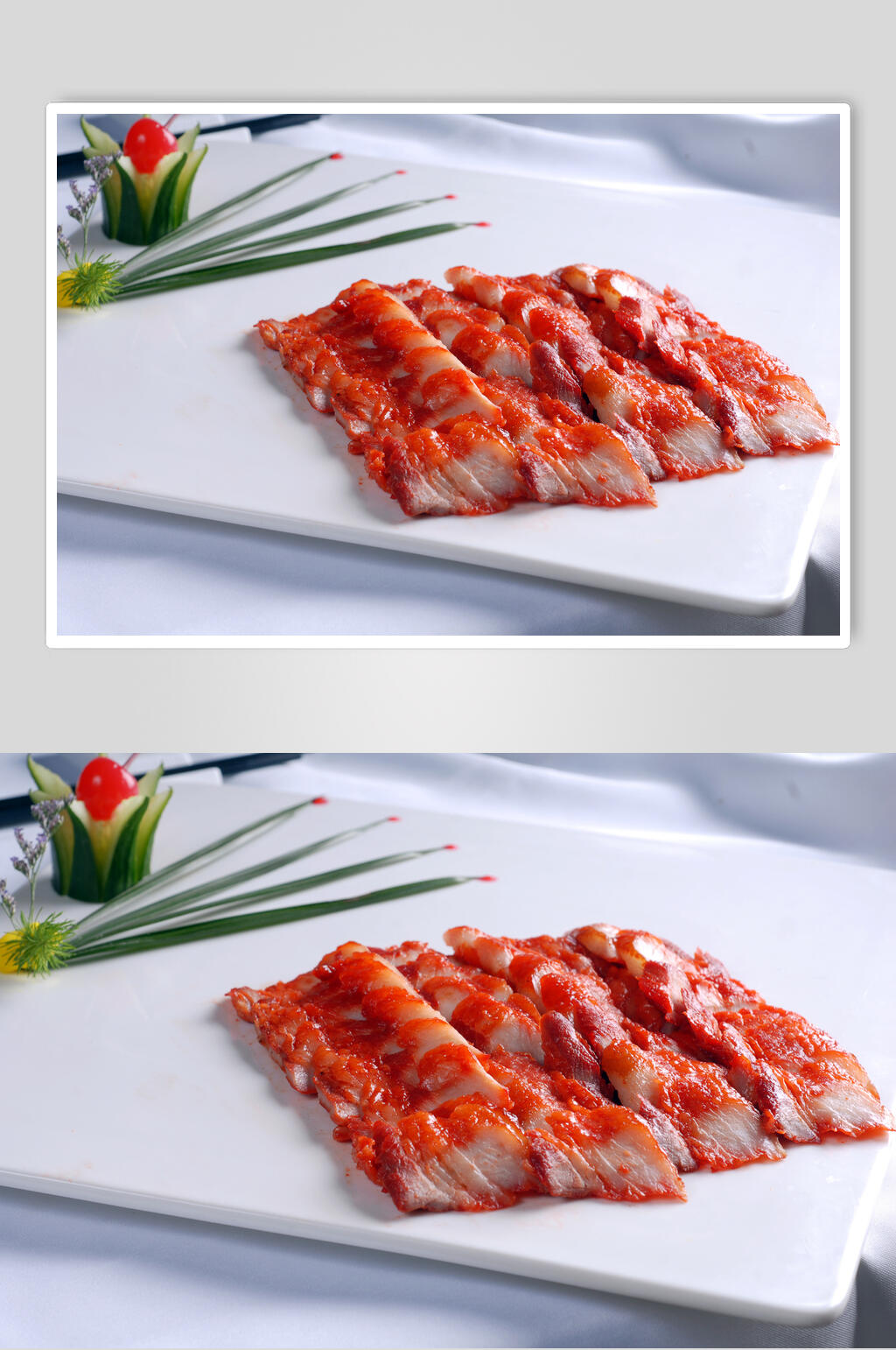 美味烧味蜜汁叉烧食物高清图片素材